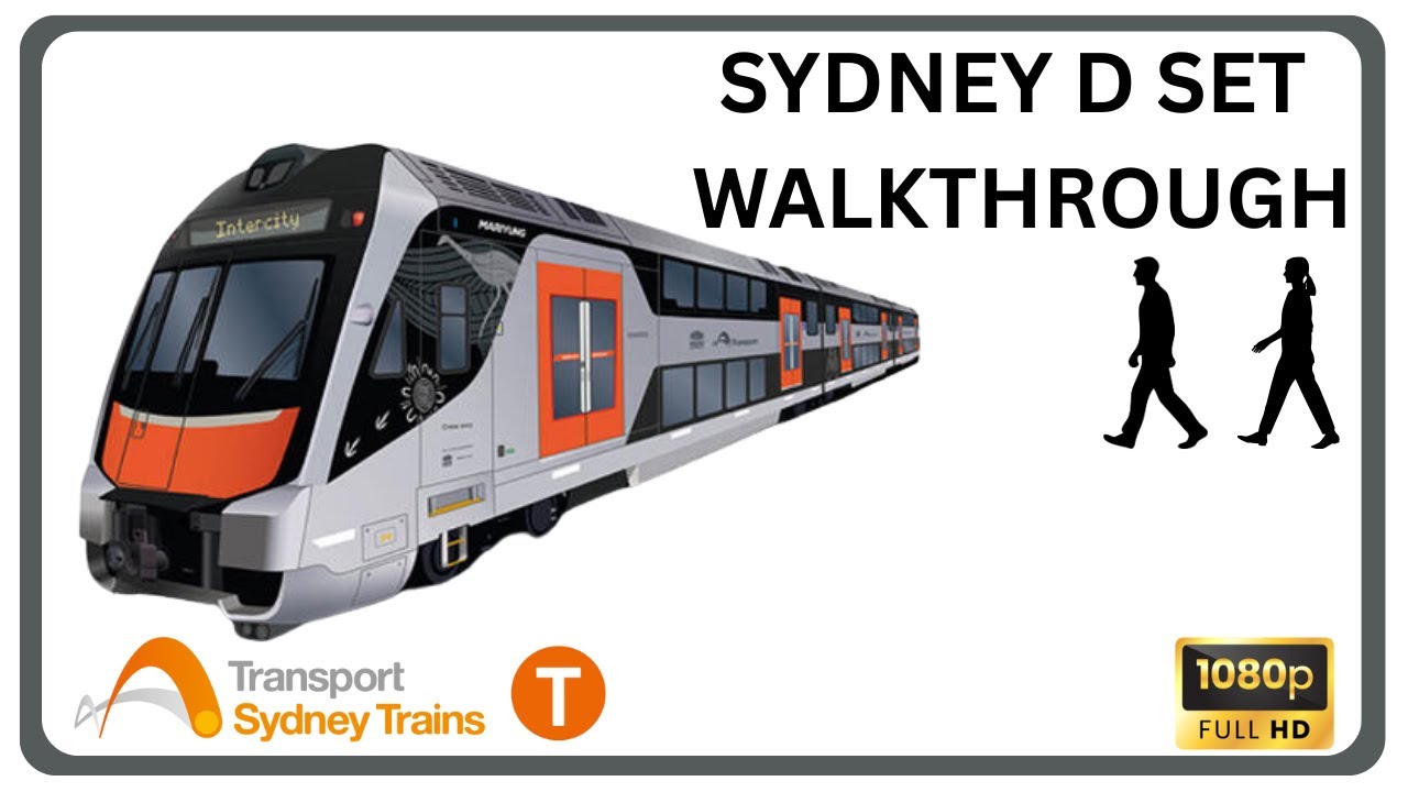 Sydney D set Mariyung full walkthrough #sydney #intercity #dset #sydneytrains #centralstation