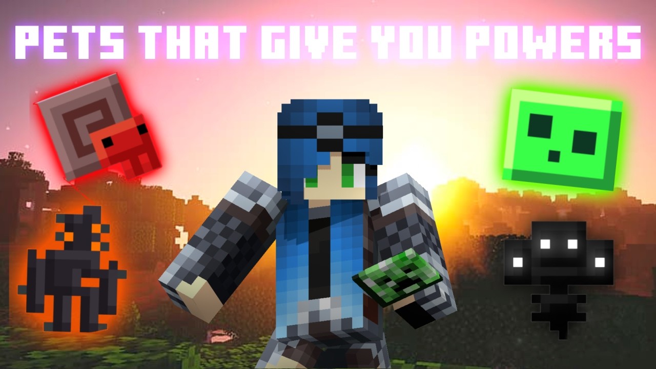 Pets give you powers now?! WHAT?? | Alylica's Item Pets Minecraft Mod Review