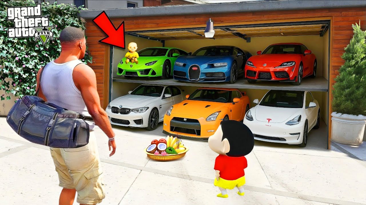 FRANKLIN & SHINCHAN Buy 50 Mini RC CARS in GTA 5!!