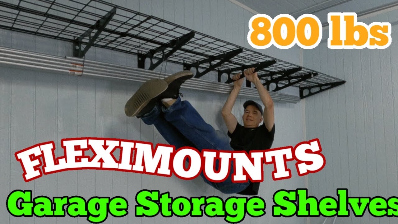 How to Add Garage Storage: FLEXIMOUNTS Shelves