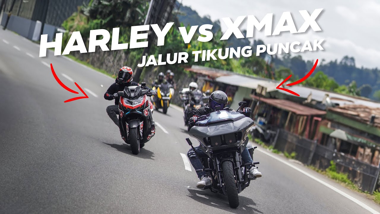 Adu Cornering Harley vs Xmax | Motovlog 361