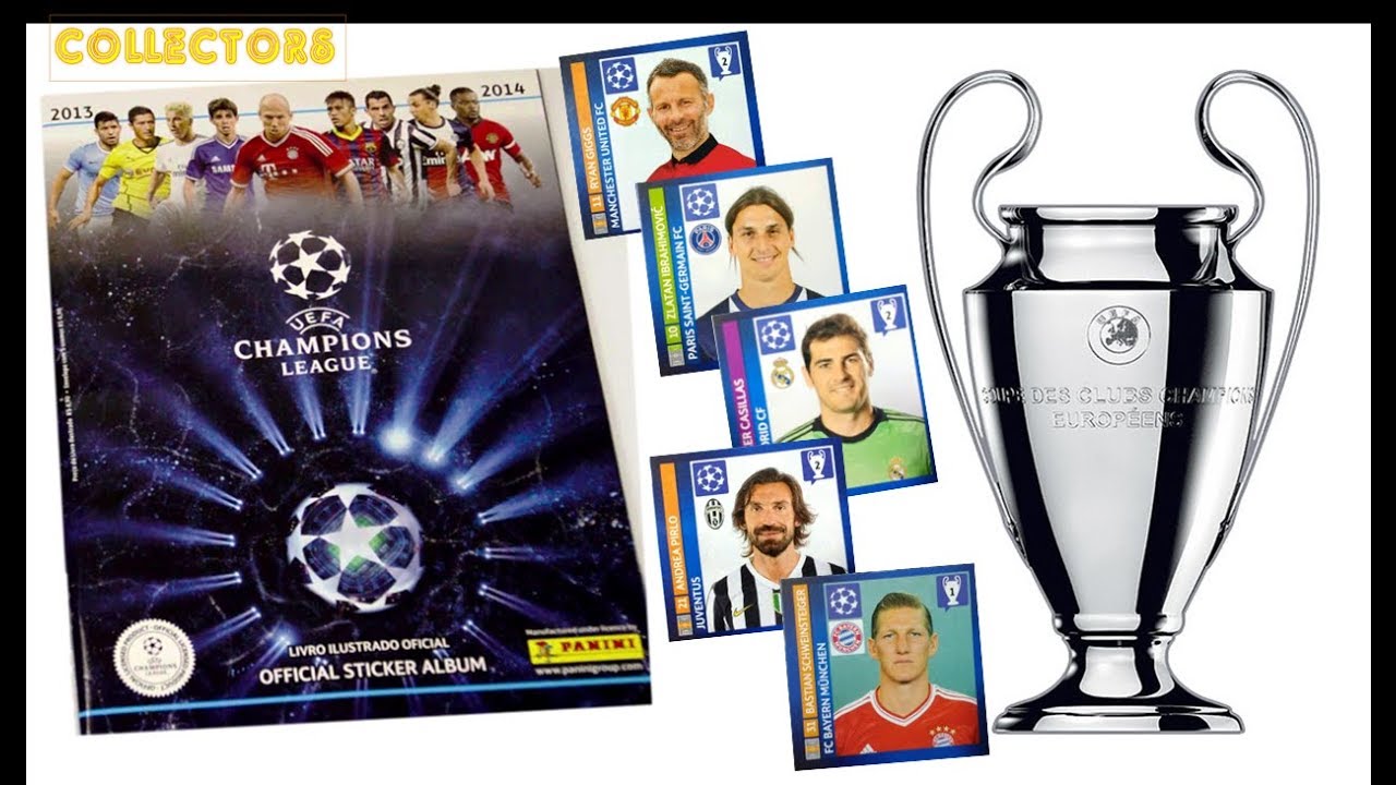 UEFA CHAMPIONS LEAGUE 2013/14 полный альбом стикеров