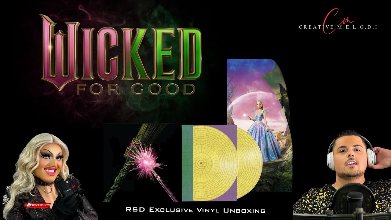 Распаковка эксклюзивного винилового саундтрека "Wicked: For Good" с RSD.