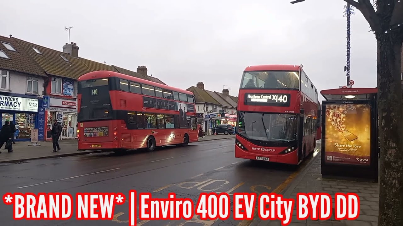 *BRAND NEW* Enviro 400 EV City BYD DD | BCE47103/8e LG71DVA/LG71DVJ - allocated to routes X140 & 183
