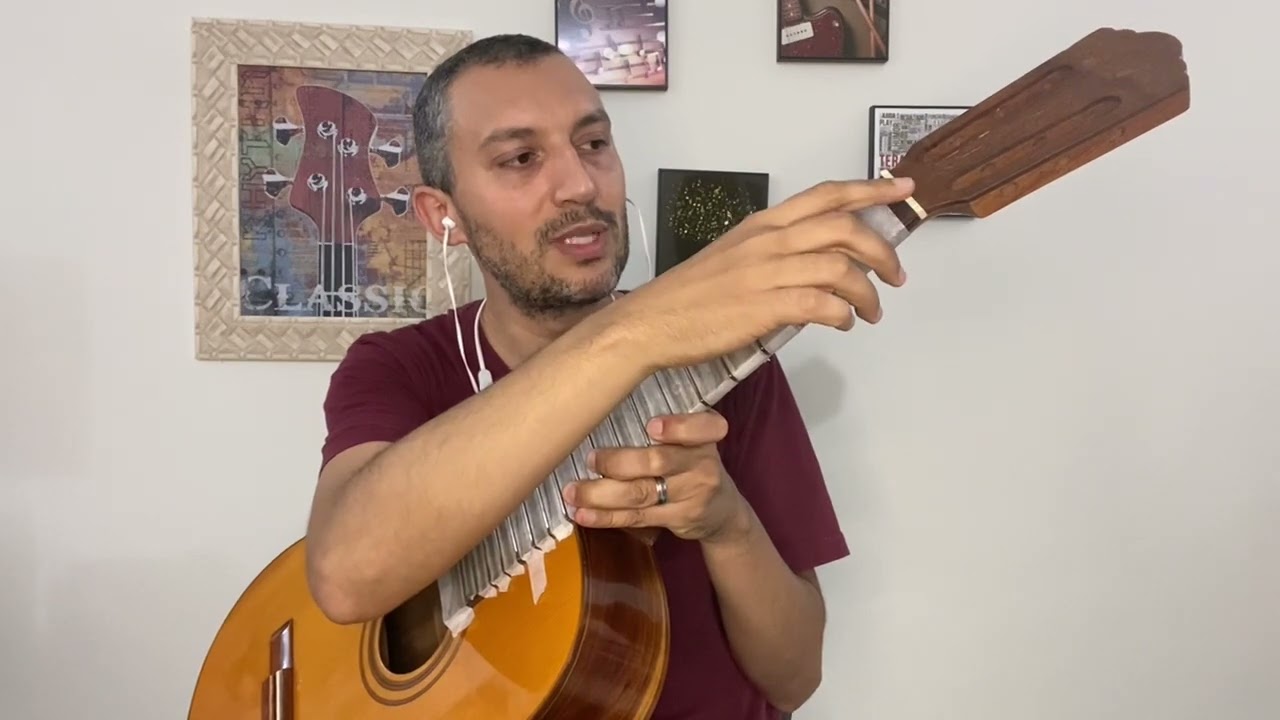 Conserto e regulagem de violão DiGiorgio estudante 18 de 1996