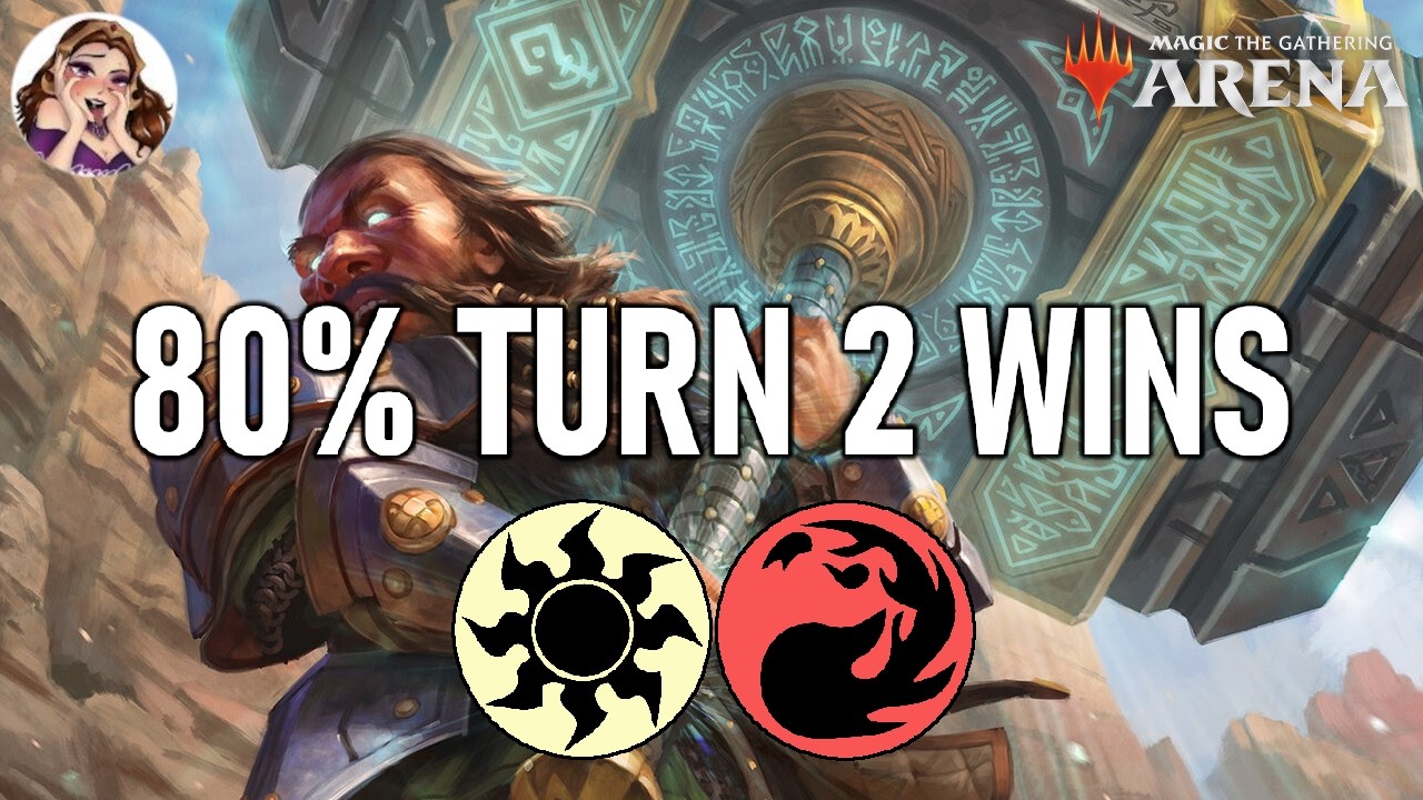 Big HAMMER 22 Damage on TURN 2 is Too Consistent - MTG Historic