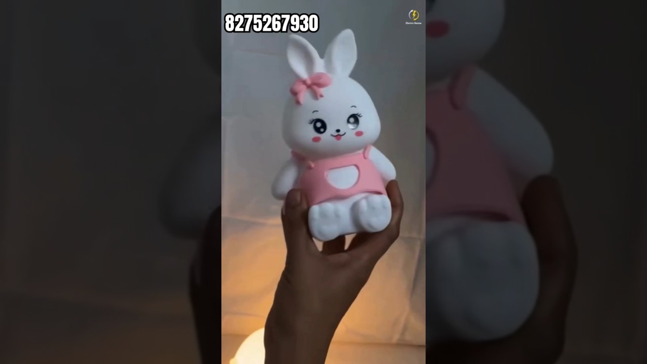 Cute Bunny Night Light | Rabbit Silicone Lamp | Shorts #viralvideo #short