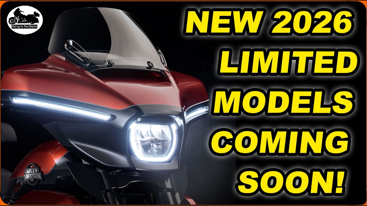Скоро появятся модели HARLEY-DAVIDSON LIMITED Touring 2026 года!
