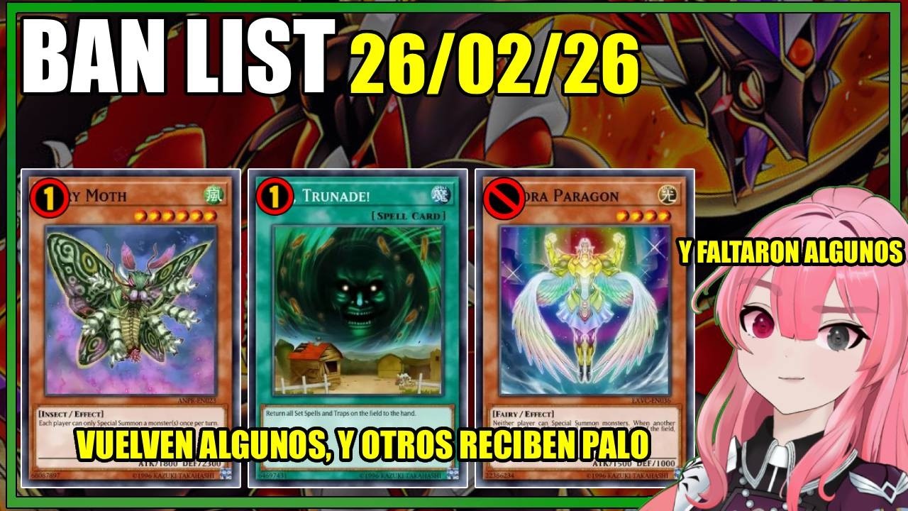 BAN LIST 26/02/26 DECENTE PERO FALTARON GOLPES