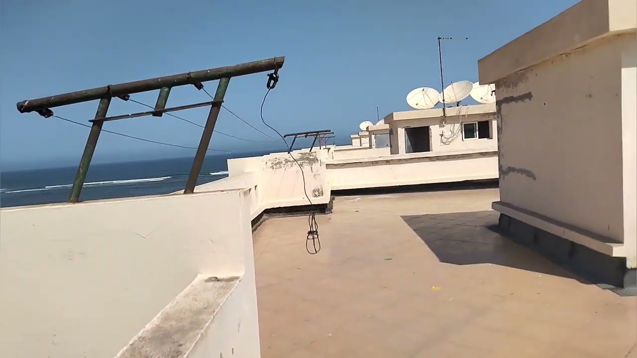 شاركت معاكم المنظر الزوين😍 من سطح ديال اقامة سلام بيتشsalam beach في المحمدية بحر المنصورية🌞😎