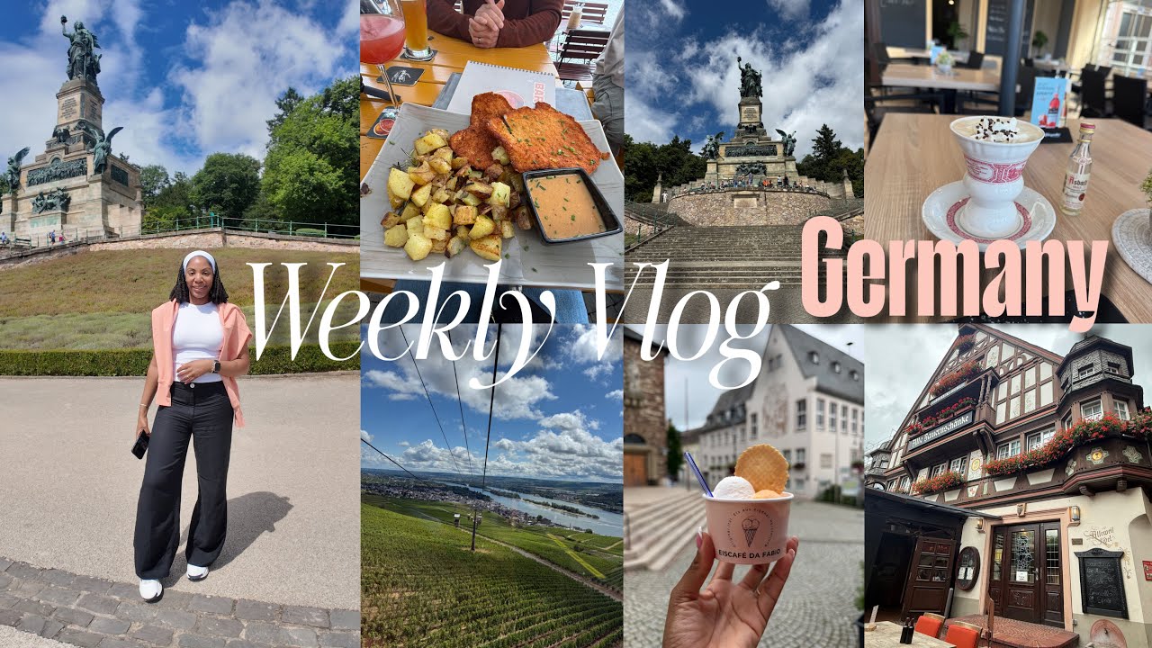 Weekly Vlog| My Free Trip to Germany!! (Sembach, Rüdesheim, Keiserslauten)