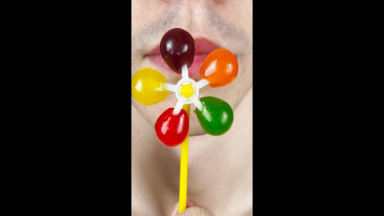 asmr SWEET WINDMILL SPINNER eating sounds #shorts