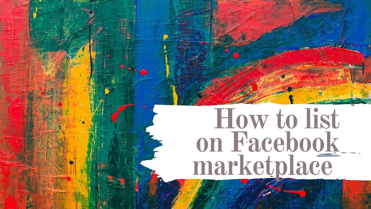How To Post Items To Facebook Marketplace So You Can Earn Extra Cash