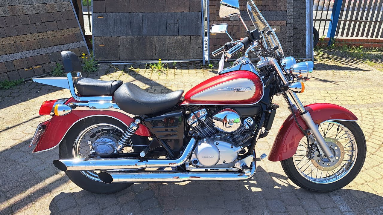 Honda Shadow 125  SilverTail grube kolanka