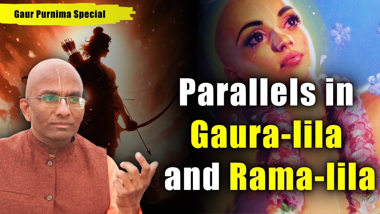 Parallels in Gaura-lila and Rama-lila, Gaur Purnima special 2024 New Jersey, USA || Chaitanya Charan