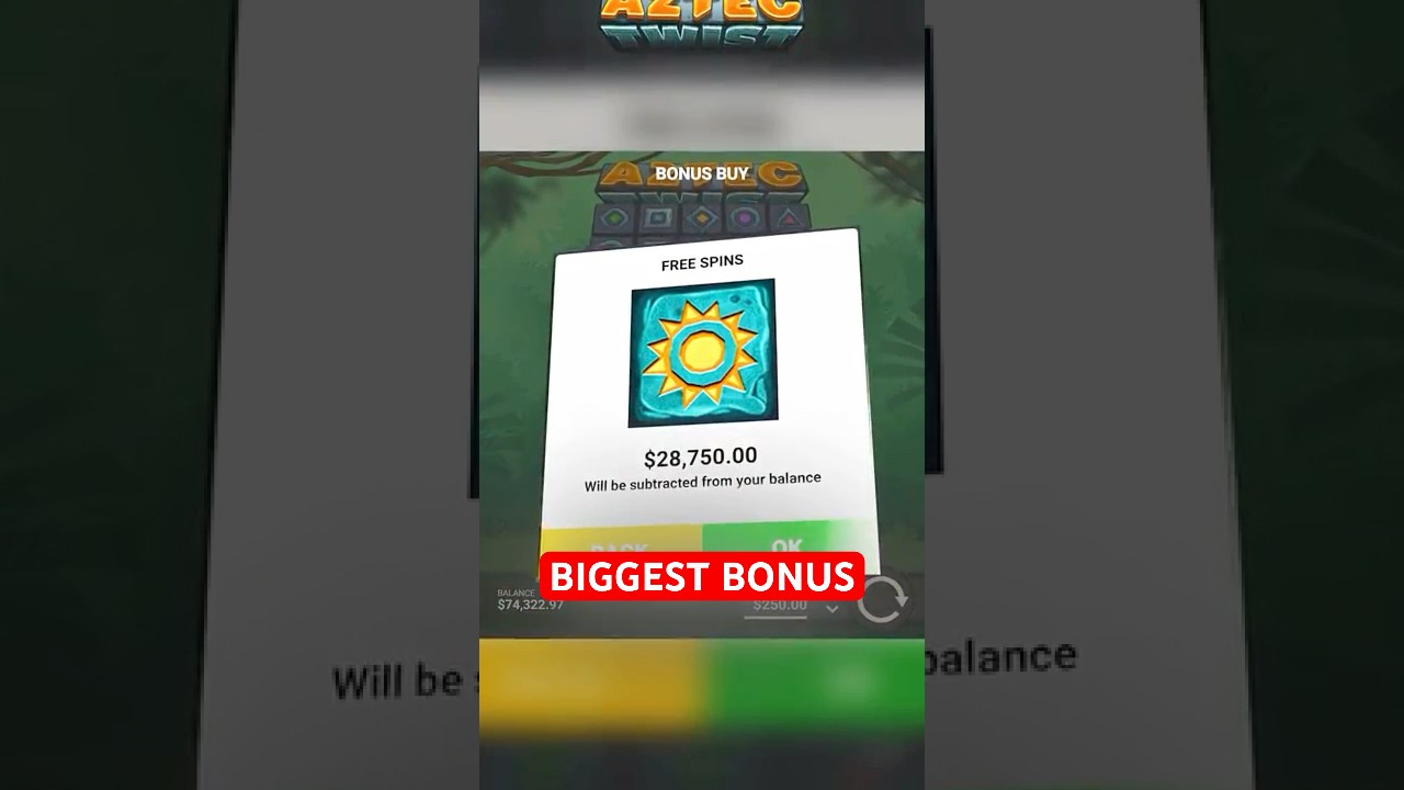 $28,750 Aztec Twist Bonus Buy!