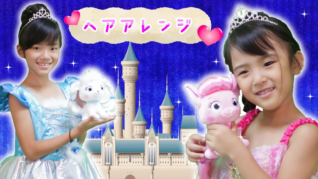 かわいいペットたちとヘアアレンジ♪ヘアメイクプラッシュドール