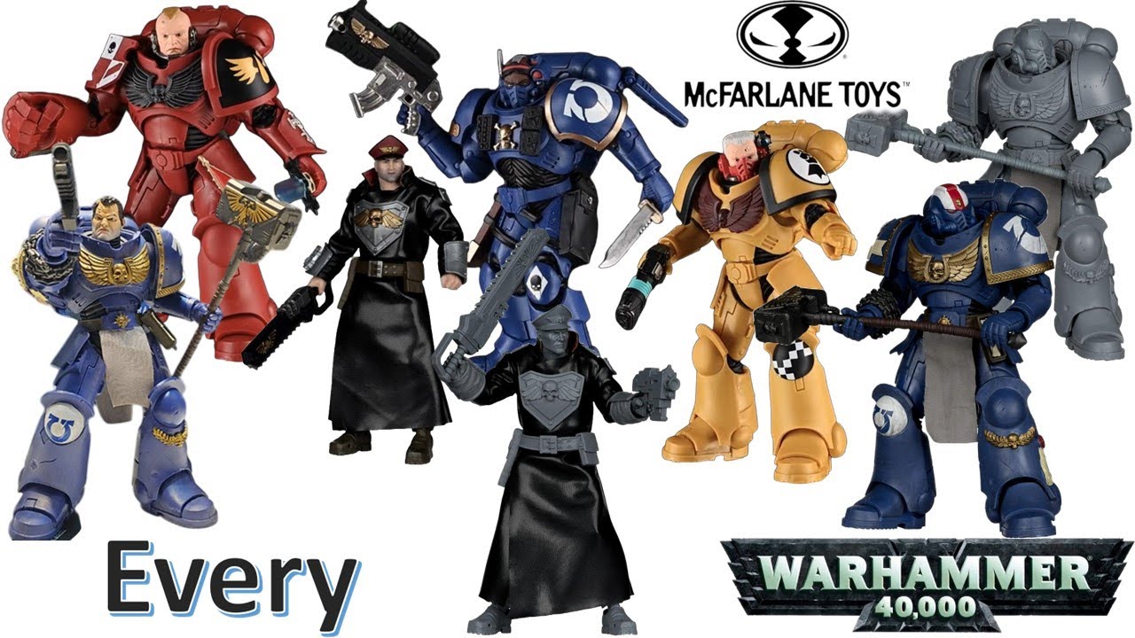 Every Warhammer 40K 40,000 McFarlane Toys Comparison List