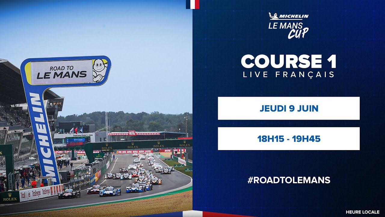 REPLAY | Course 1 | Road To Le Mans | Michelin Le Mans Cup (Français)