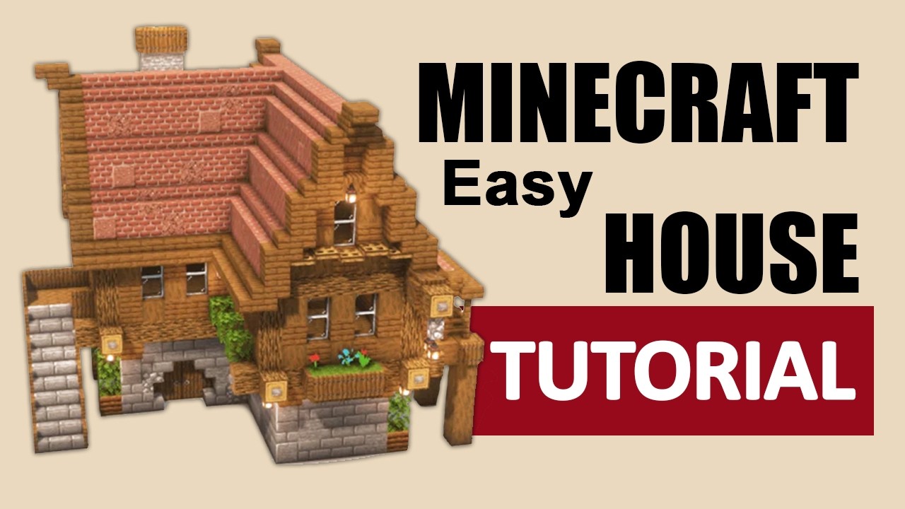 Beautiful Middle age house tutorial | Minecraft
