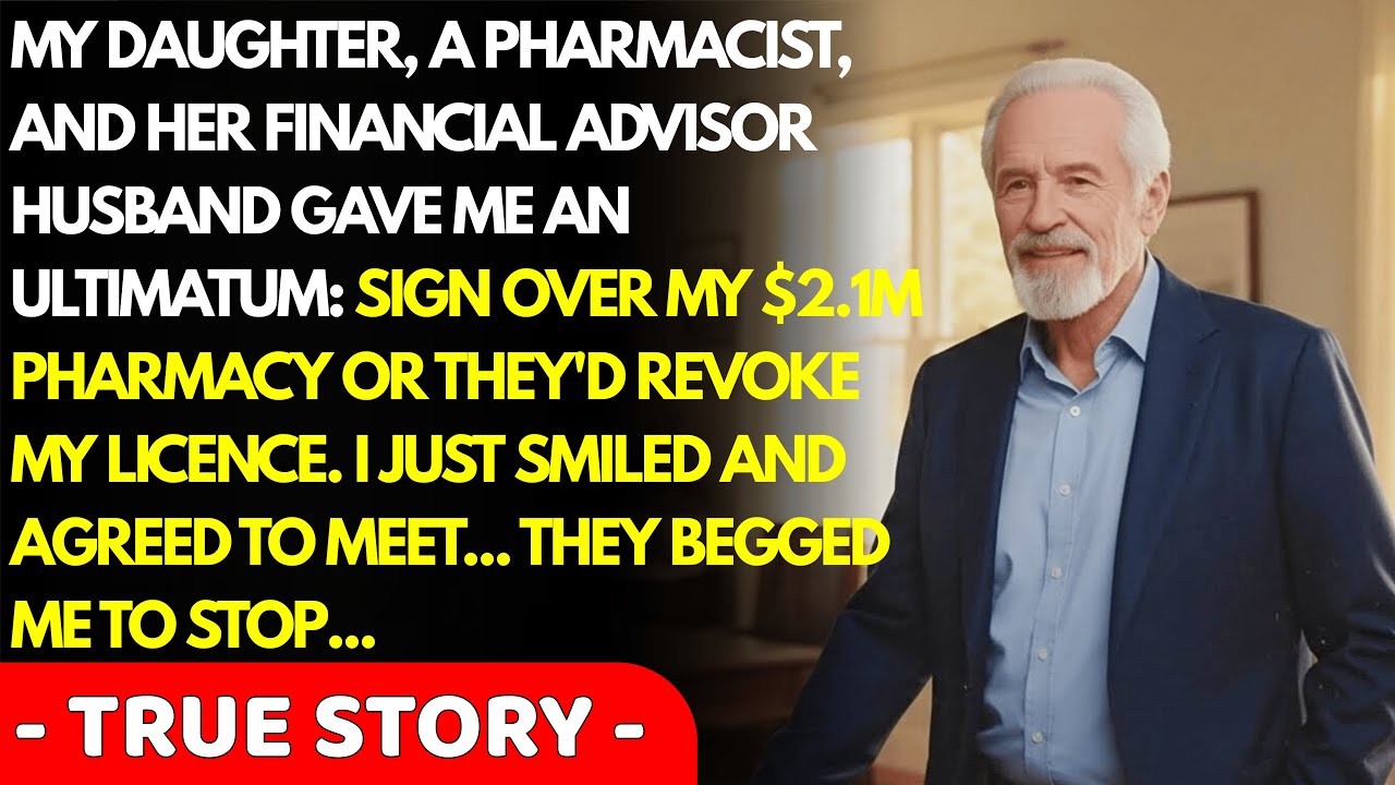 Sign the Pharmacy Over to Me, Dad, My Daughter Demanded — I Smiled and Handed Her the $2.1M Donat...