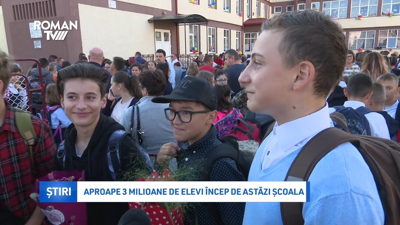 Aproape 3 milioane de elevi încep de astăzi școala