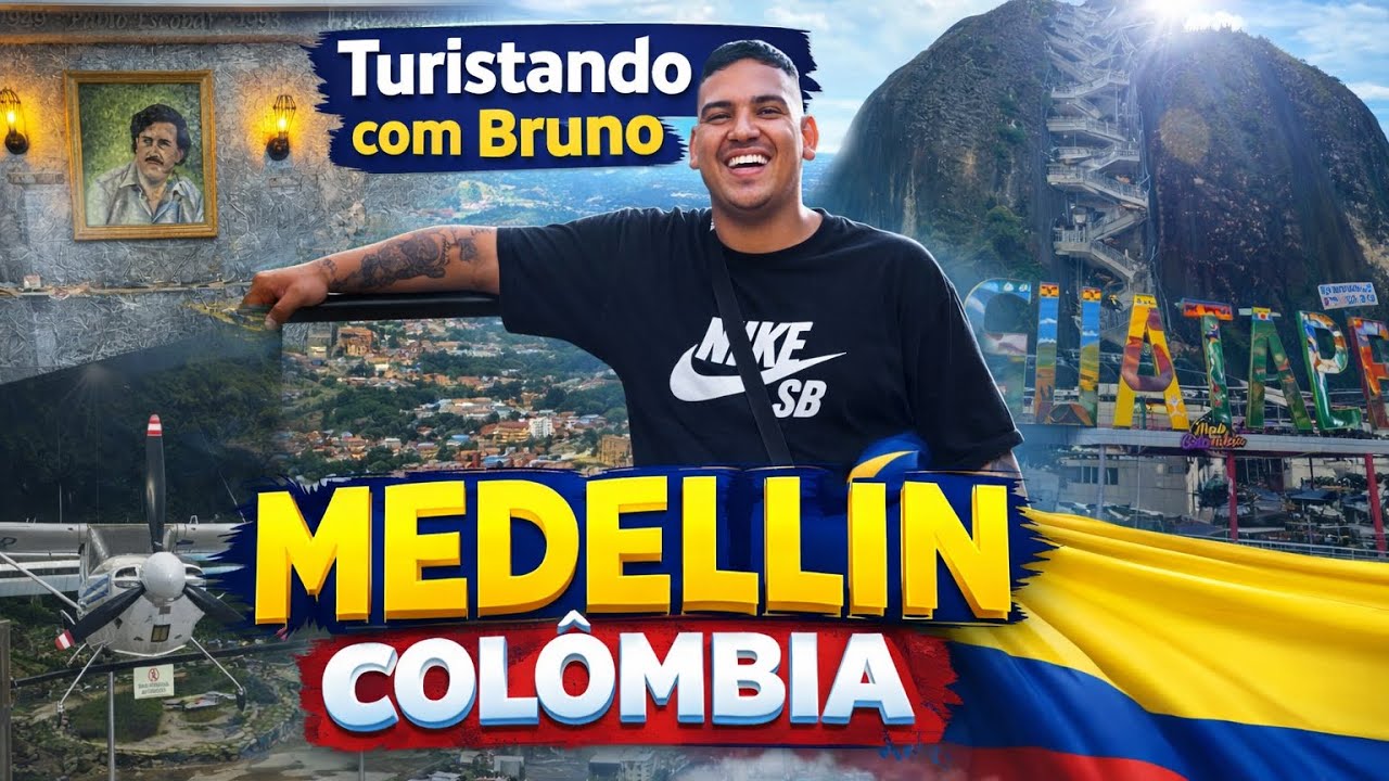 Medellin Colômbia 🇨🇴  - Da capital do narcotráfico à cidade mais inovadora da Colômbia . 