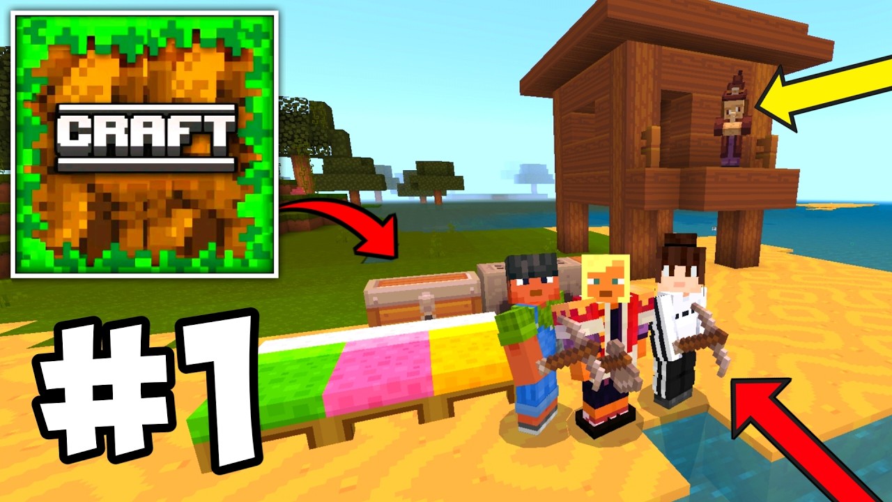 Build Block 2024 Multiplayer Survival Walkthrough Gameplay Part 1 | Craft Build Block