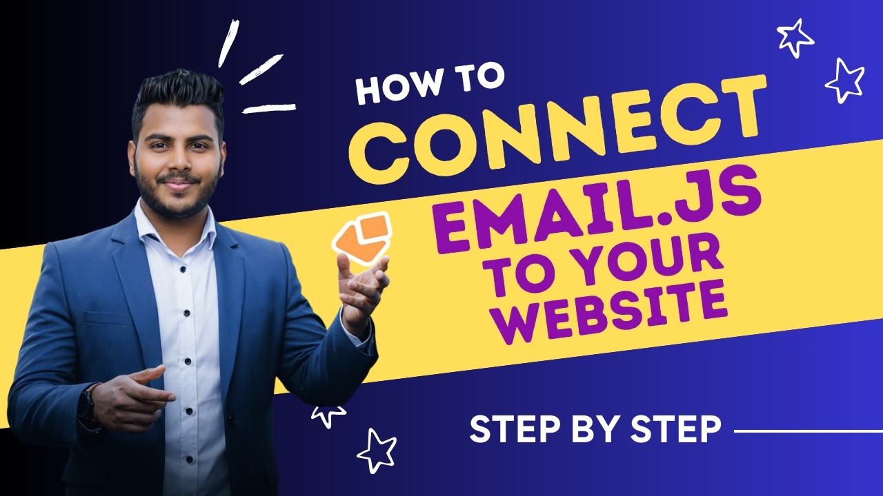 How to Connect EmailJS to Your Website | Portfolio Contact Form Tutorial