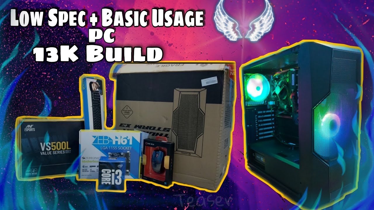 13K PC Build | Low Profile Basic Usage PC | PC Dr