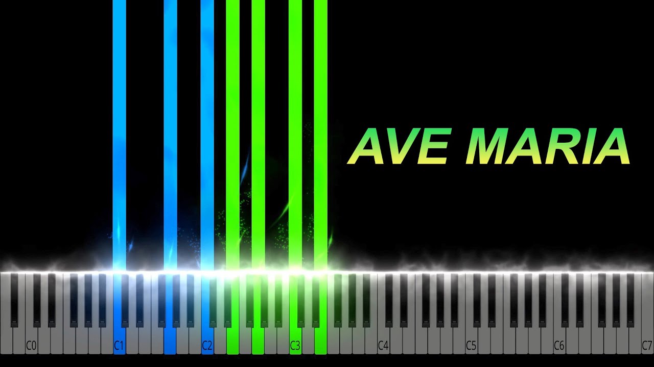 Schubert - Ave Maria Piano Tutorial