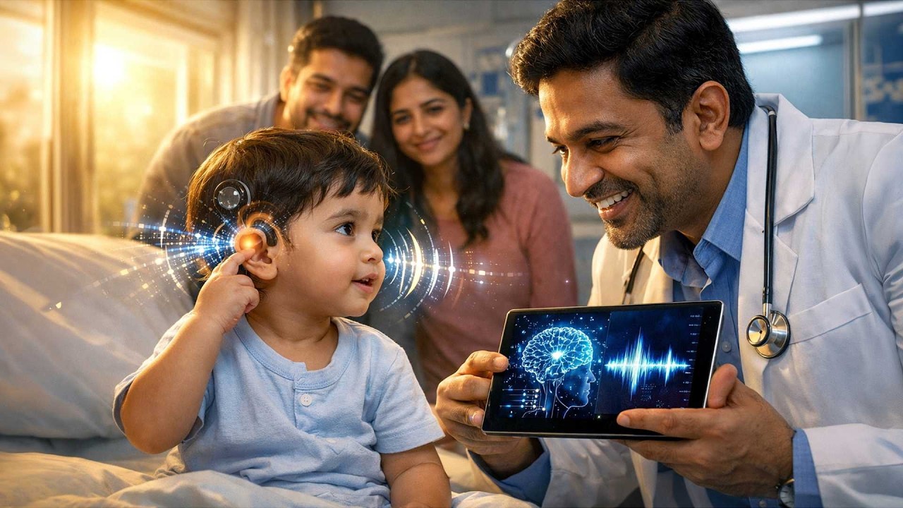 AI Cochlear Implant Gives Hearing Hope to 3-Year-Old in Rajasthan Government Hospital