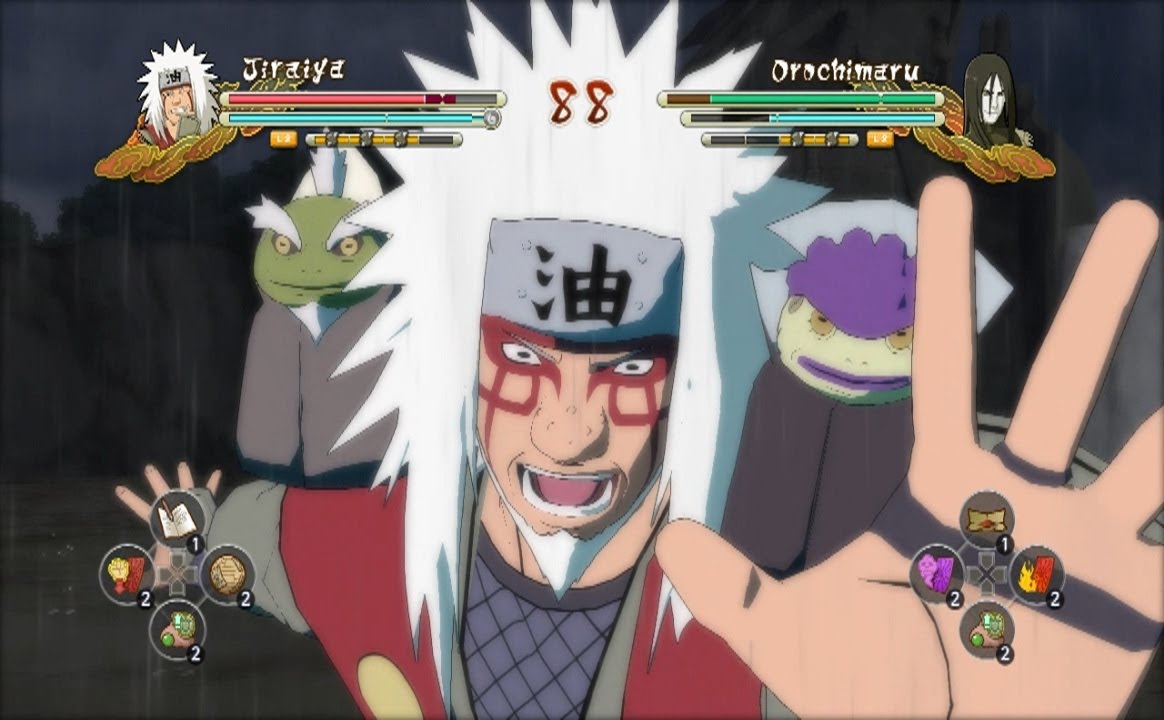 (PS3) Jiraiya vs Orochimaru Naruto Ultimate Ninja Storm 3