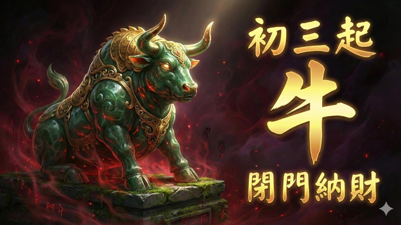 屬牛人開春第一關，這週遇到再不合理的要求也請忍住，財神爺正把最大的金塊藏在委屈裡。