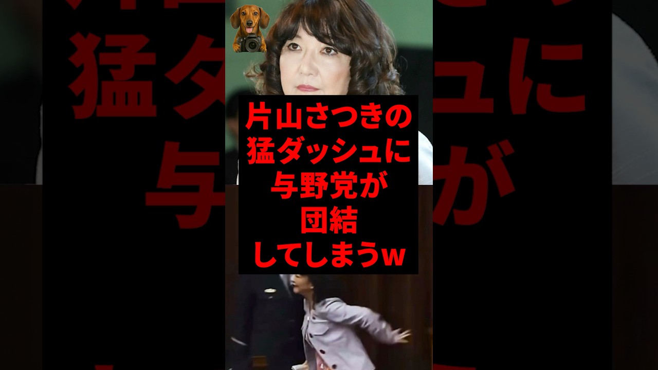 片山さつきの猛ダッシュに与野党が団結してしまうw