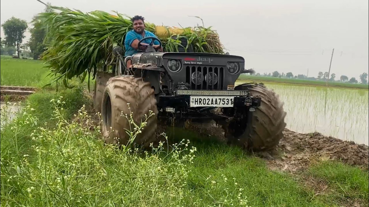 😱jeep stuck in mud with navdeep berwal ! 😜😜off-Roading Monster jeep 4x4 🤫👑🙏 Part 1