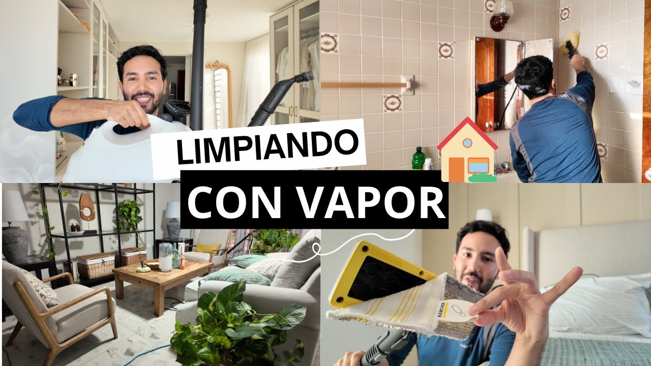 ✅limpie todo con  solo vapor 😱🏠 Limpieza Profunda
