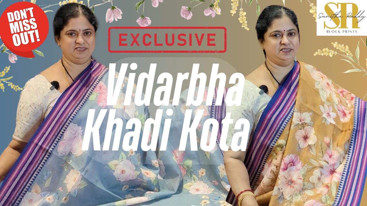 Khadhi Kota Sarees with Vidarbha Boarders [2025 Elegant Collection]| Sunitha Reddy Sarees Hyd SR1656
