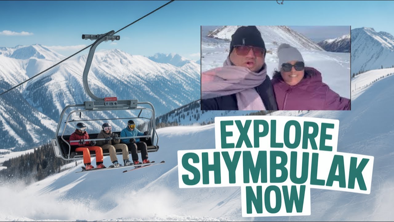 City lights to slopes  Exploring Shymbulak ski resort