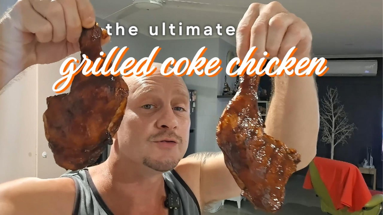 How To Grill The Perfect Chicken Halves | Sticky Coke Honey BBQ Glaze Recipe