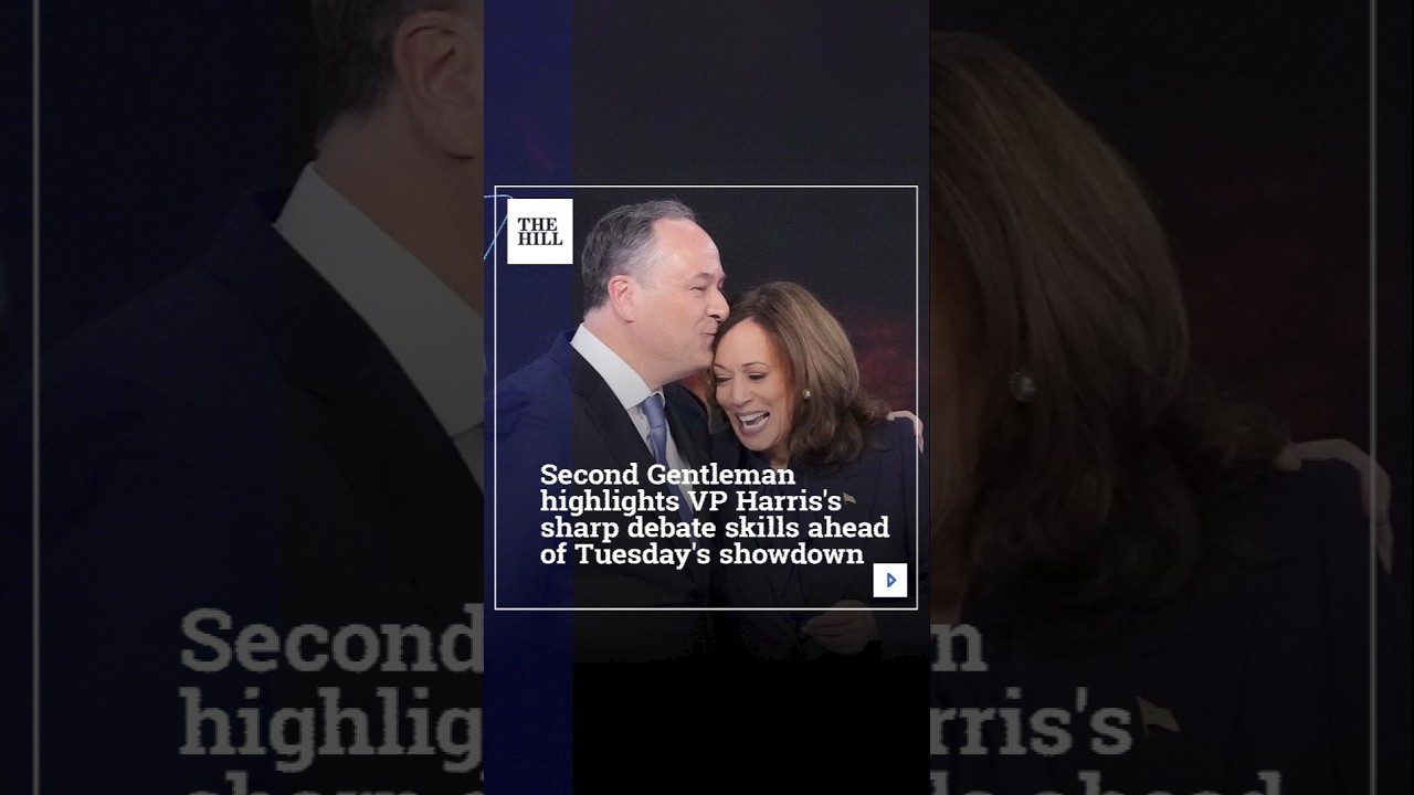 Second Gentleman Highlights VP Harris's Sharp Debate Skills Ahead Of Tuesday's Showdown