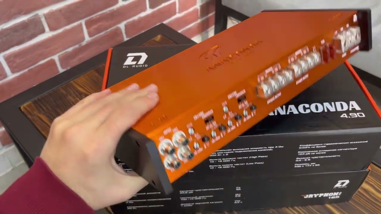 Новый SQ усилитель DL Audio Anaconda 4.90! Удивил так удивил