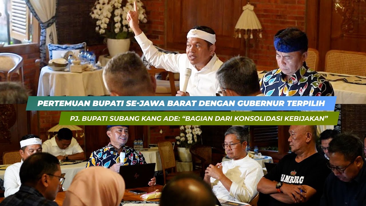 Pertemuan Bupati se-Jawa Barat dengan Gubernur Terpilih