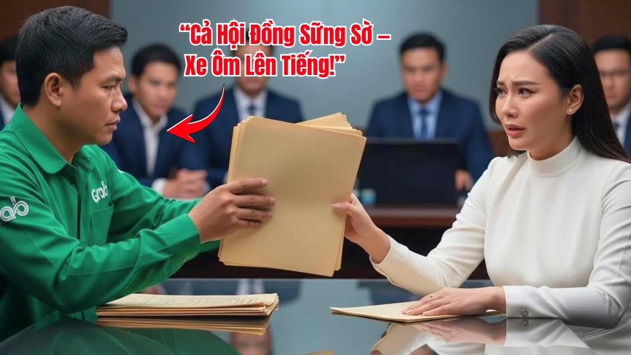 Cuộc Họp Cổ Đông Căng Thẳng, Anh Xe Ôm Bước Vào Tuyên Bố: “Tôi Mới Là Người Nắm 51% Cổ Phần...!”