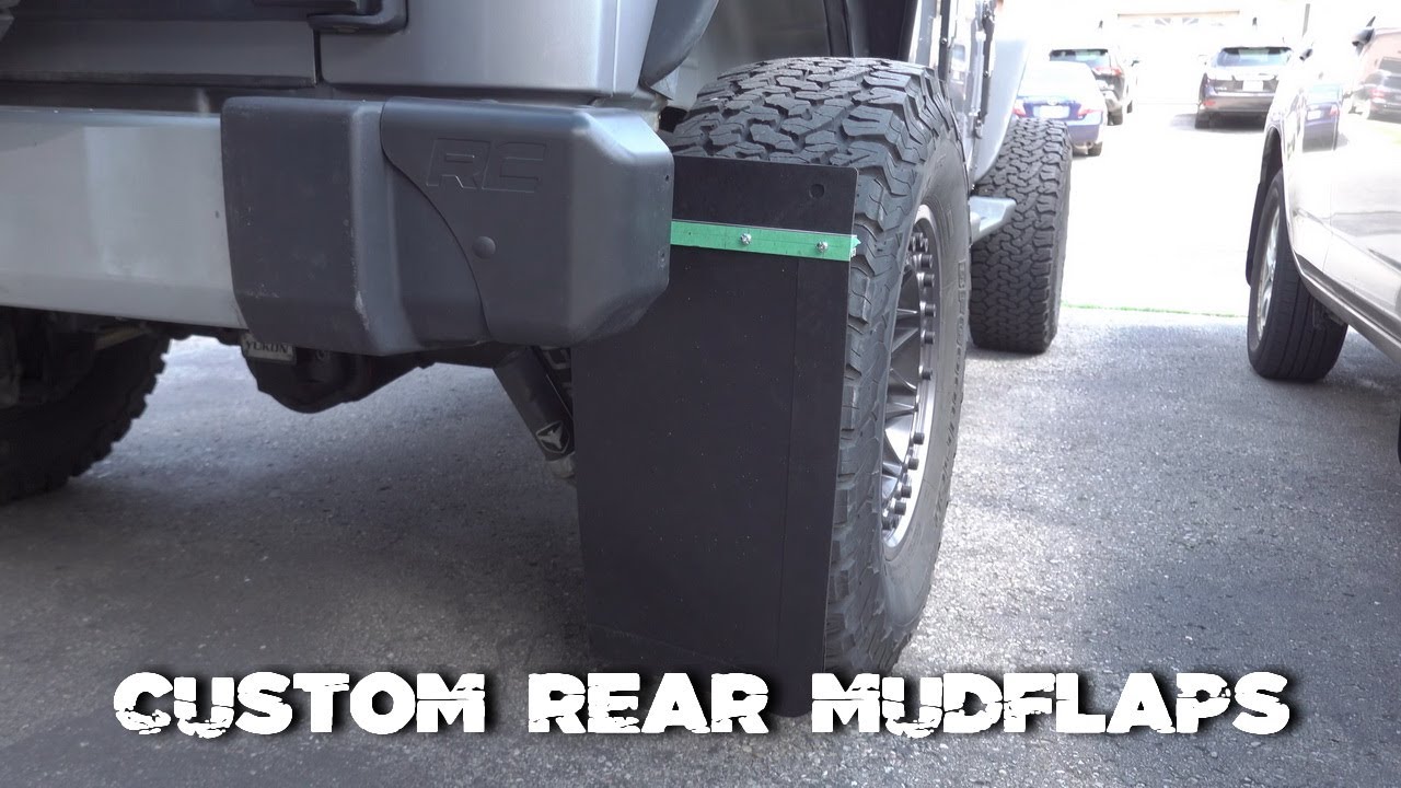 JKU BUILD// DIY Custom Mud Flaps