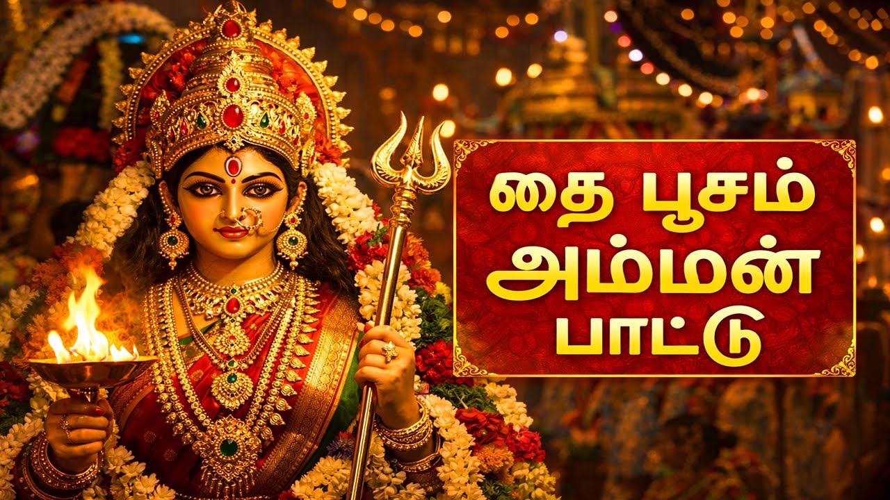 Thai Poosam Amman Paattu | Om Shakti Chant | Powerful Tamil Devotional Song | Thai Poosam Amman Song