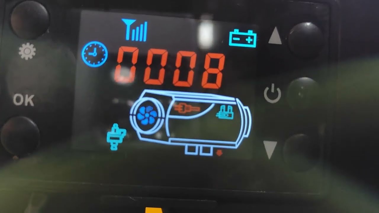Încălzitor diesel chinezesc (soba motorină, sirocou) nu încălzește. Înlocuire bujie, sită, curățare.