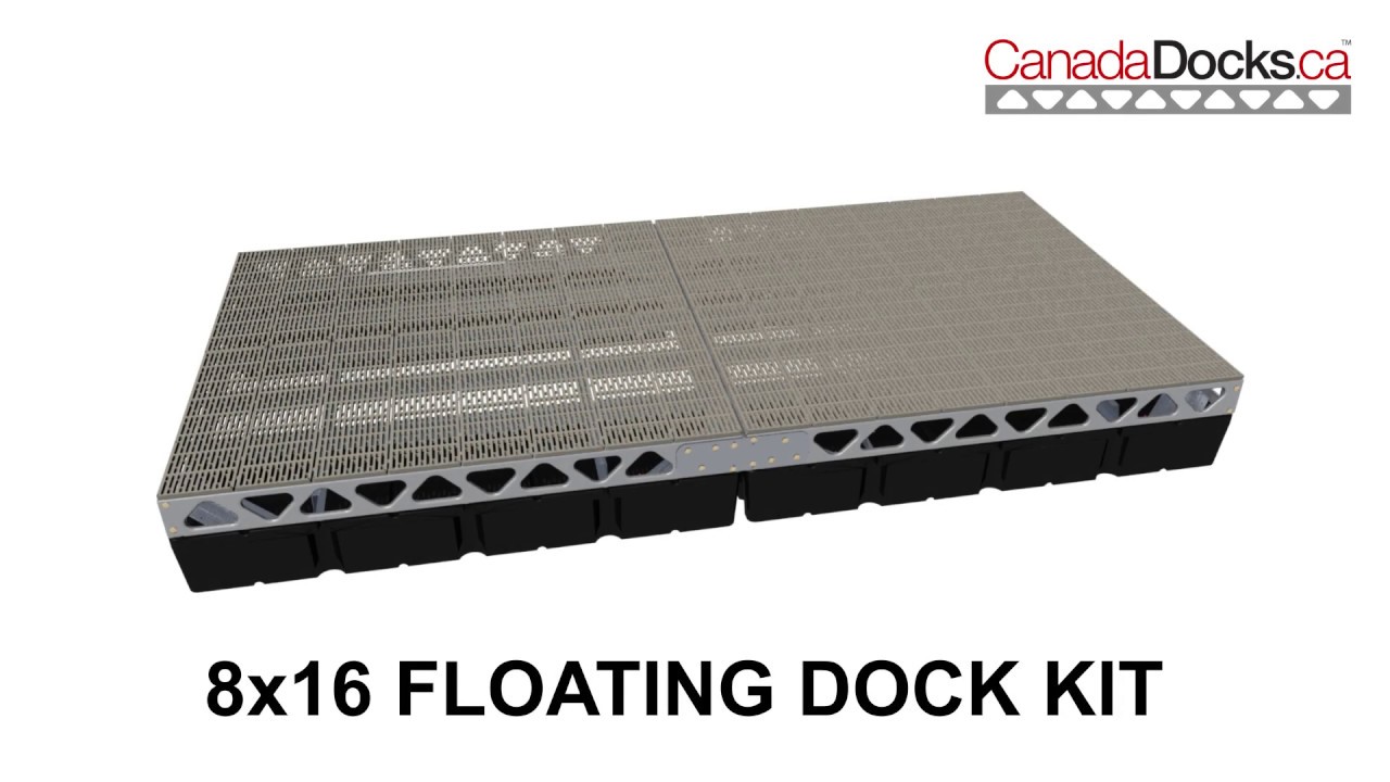 Complete 8' x 16' Floating Dock Kit Assembly Instructions