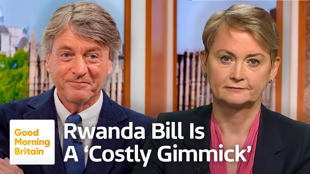 Richard Madeley Grills Yvette Cooper on Labour's Plan to Scrap the Rwanda Bill