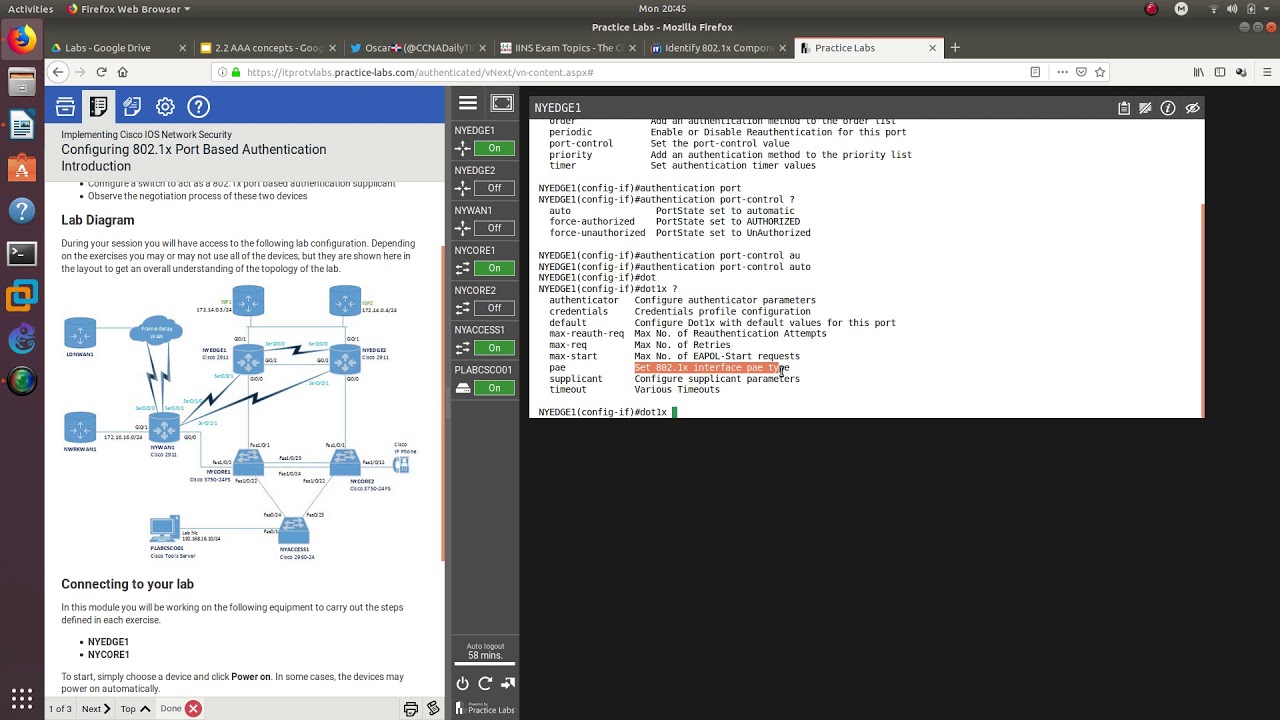 CCNA Security IINS exam (210-260) | Identify 802.1x Components and Functions Day 15